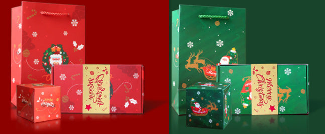 Christmas Eve Surprise Gift Box – Luxury Holiday Packaging in Red & Green