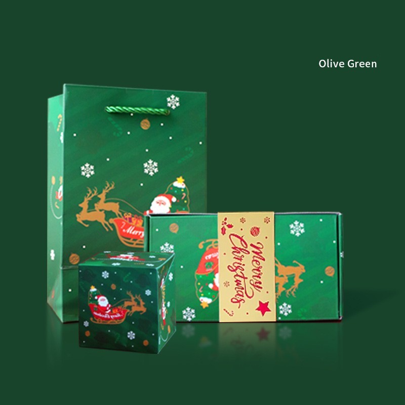 Christmas Eve Surprise Gift Box – Luxury Holiday Packaging in Red & Green