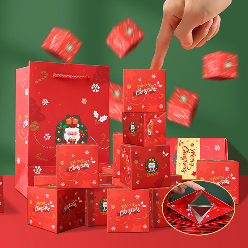 Christmas Eve Surprise Gift Box – Luxury Holiday Packaging in Red & Green