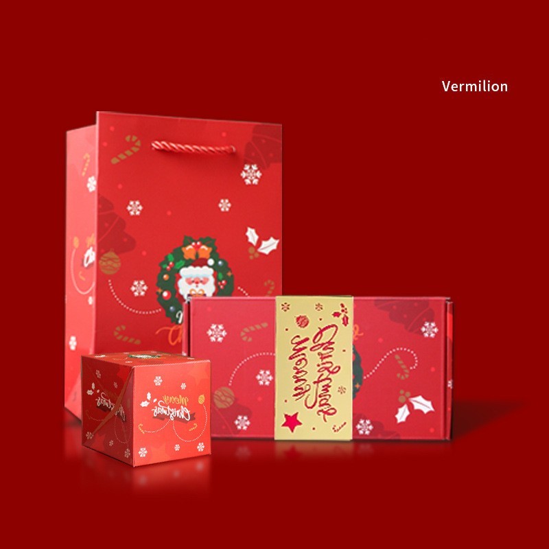 Christmas Eve Surprise Gift Box – Luxury Holiday Packaging in Red & Green