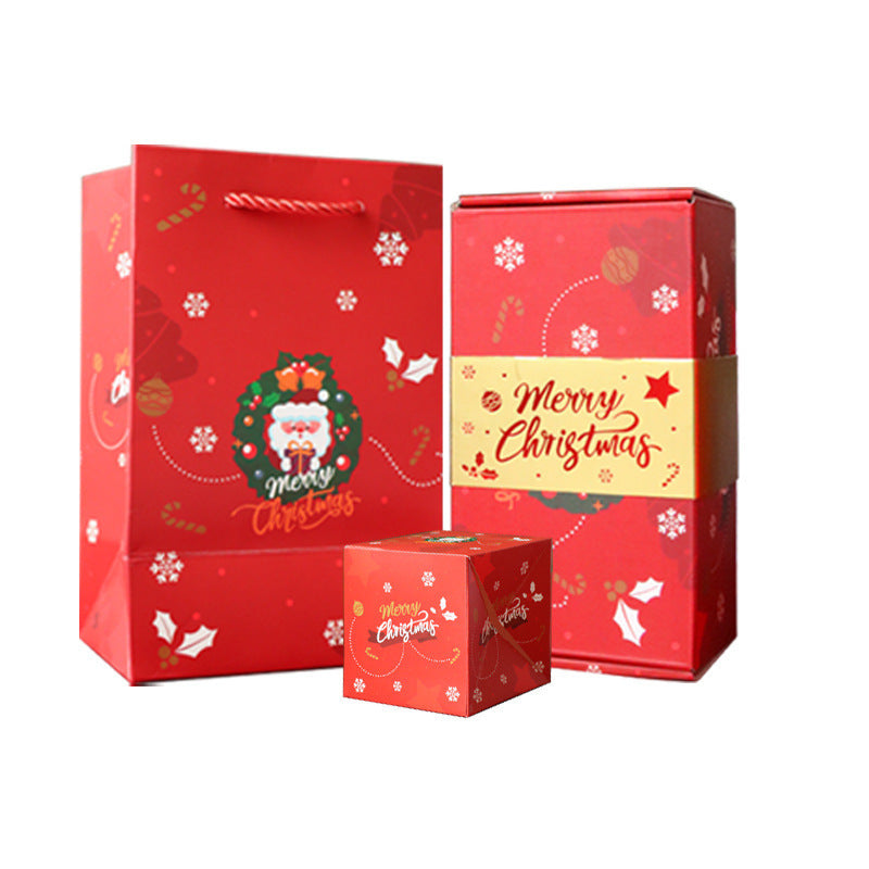 Christmas Eve Surprise Gift Box – Luxury Holiday Packaging in Red & Green